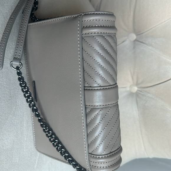 NWOT Rebecca Minkoff taupe leather crossbody. - Picture 8 of 9